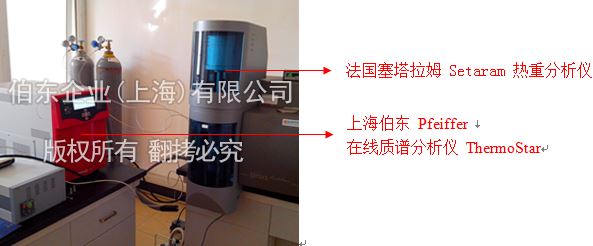 伯東 Pfeiffer 質譜分析儀與熱重聯用